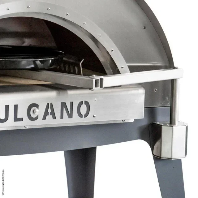 Braccio barbecue articolato in acciaio inox per forno Vésuve Vulcano 38cm