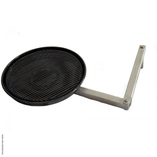 Braccio barbecue articolato in acciaio inox per forno Vésuve Vulcano 38cm