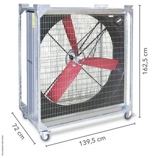 Brasseur d'air mobile TTW 45000 triphasé Trotec sur roulettes
