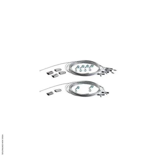 Câbles suspension 3m galvanisés Frico PA34WS20 pour fixation plafond