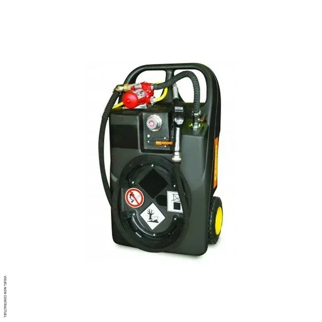 Caddy essence 60L ADR CEMO avec pompe 12V portable professionnelle