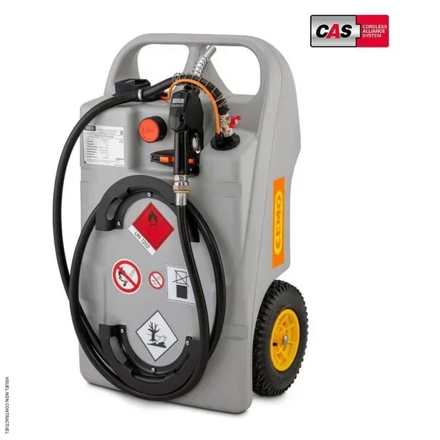 Caddy ravitailleur gasoil 100L Centri SP30 12V ADR CEMO mobile professionnel