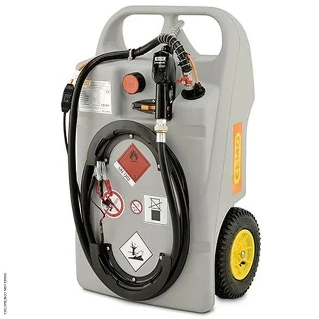 Caddy ravitailleur gasoil 100L CEMO pompe Centri SP30 12V GNR