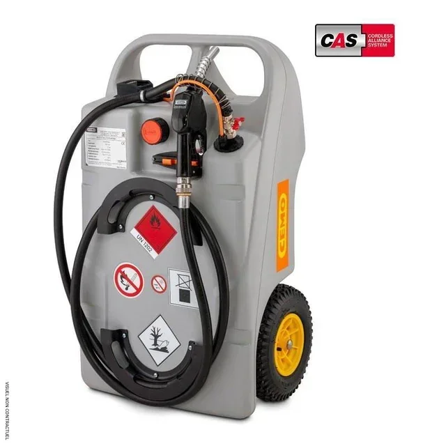 Caddy ravitailleur gasoil 60L CEMO Centri SP30 12V sans batterie
