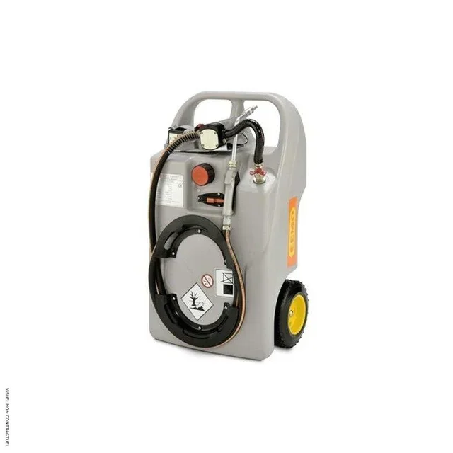 Caddy ravitailleur 60L 12V Lithium CEMO pompe huiles gasoil