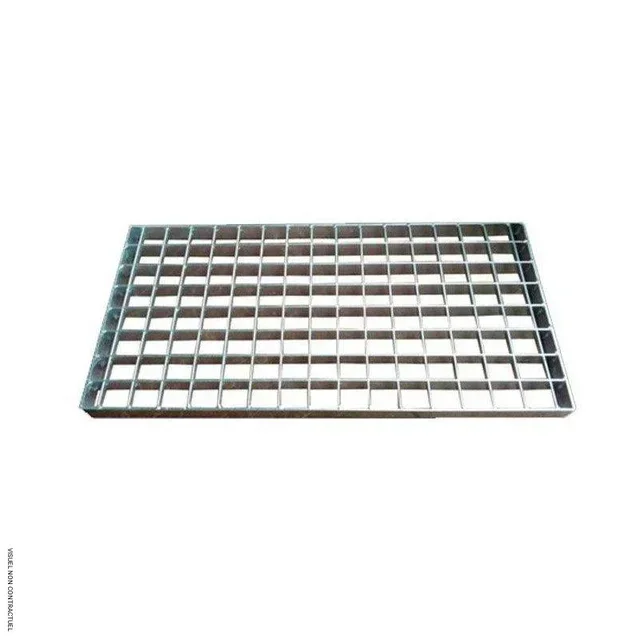 Griglia in acciaio zincato 540x270mm ECODIS - Griglia di pulizia industriale