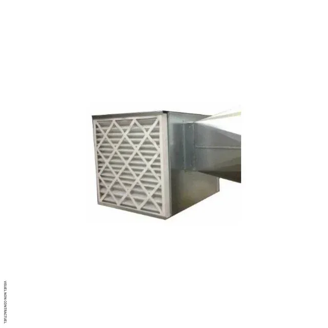 Unità filtrante ECOPOLY 100 kW rete aria riscaldamento legna