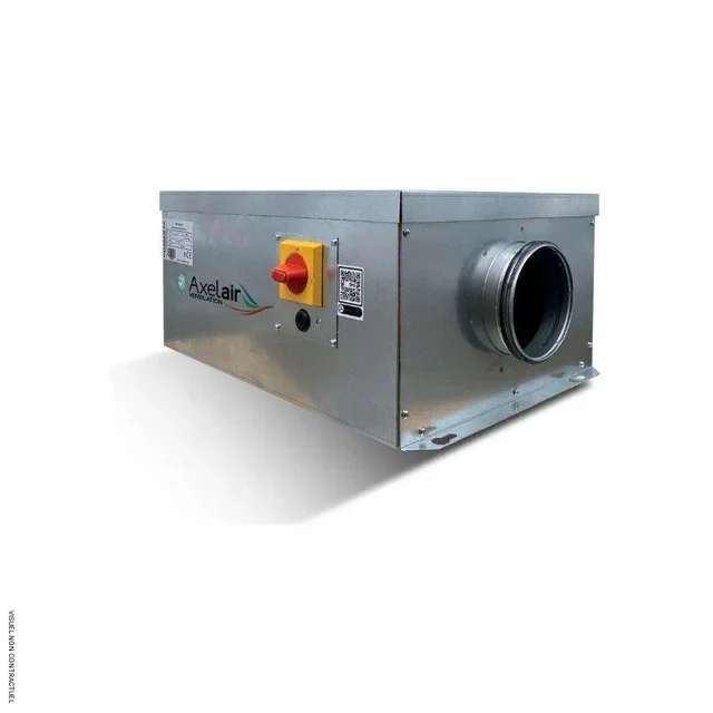 Caisson VMC Minimax CM200 Ø200mm 700m³/h AXELAIR - Extraction haut débit