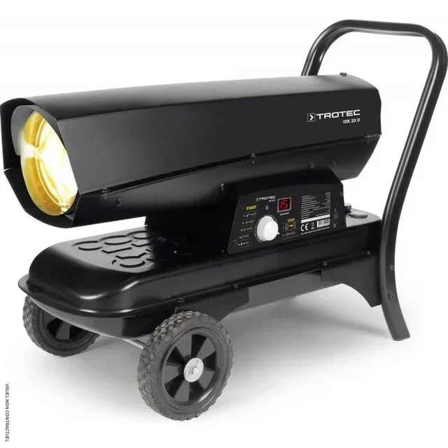 Canon à chaleur fioul 20kW Trotec IDX 20 D - Chauffage chantier mobile