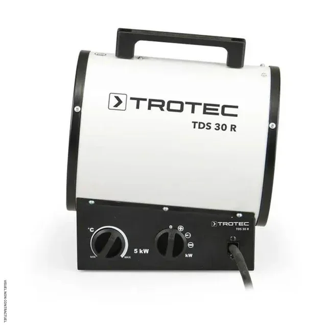 Canon à air chaud électrique 400V TDS 30 R Trotec pour atelier et chantier