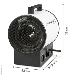 Canon à air chaud électrique 400V TDS 30 R Trotec pour atelier et chantier