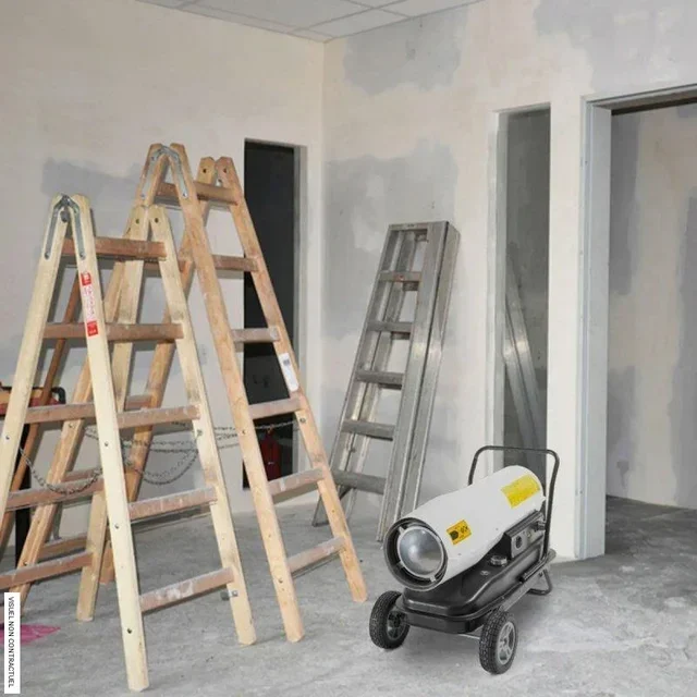 Canon à air chaud fioul IDE 50 D 49kW TROTEC professionnel chantier