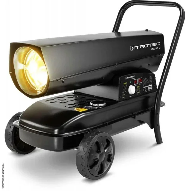 Canon à chaleur fioul 55 kW IDX 50 D TROTEC - chauffage mobile chantier