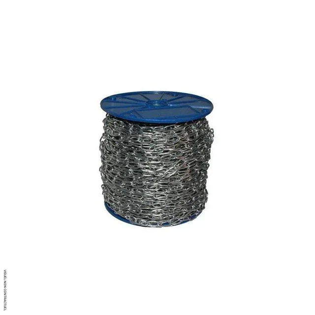 Chaîne de soutien câble gouttière 100m inox Heatcom