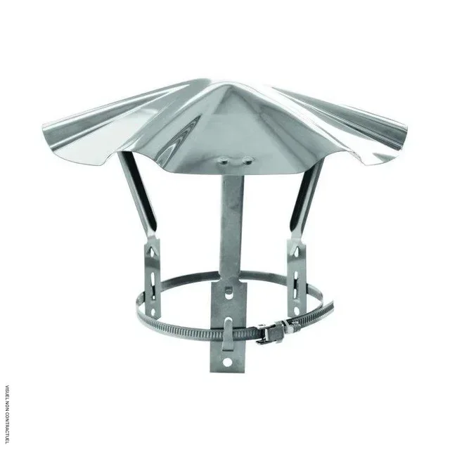 Chapeau chinois aluminium Ø125mm H/C30F AIRGAMMA fumisterie