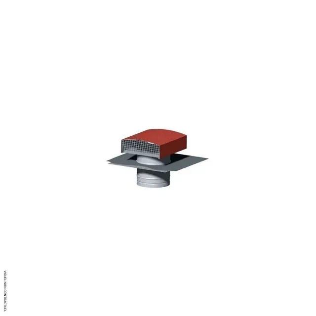 Chaminé de ventilação telhado Ø315 mm cor telha S&P CT315