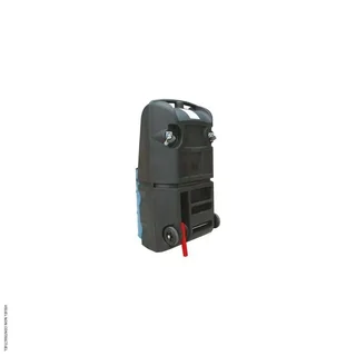 Chariot soutirage PE double paroi 250L avec rétention CEMO