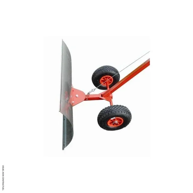 Chasse-neige manuel CEMO 73,5 cm plateau inox neige gravier