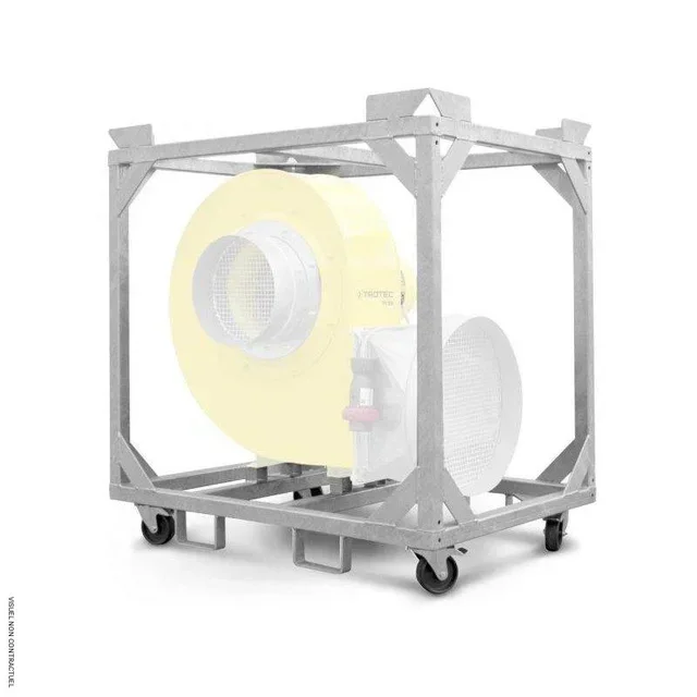 Estrutura de Transporte Trotec TFV 300 com Rodízios com Freio