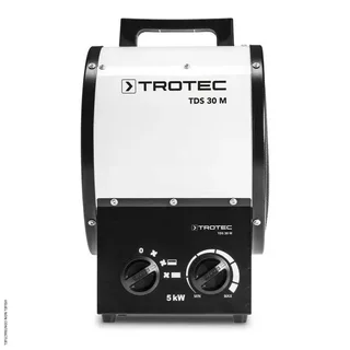 Chauffage soufflant céramique axial Trotec TDS 30 M 5kW triphasé