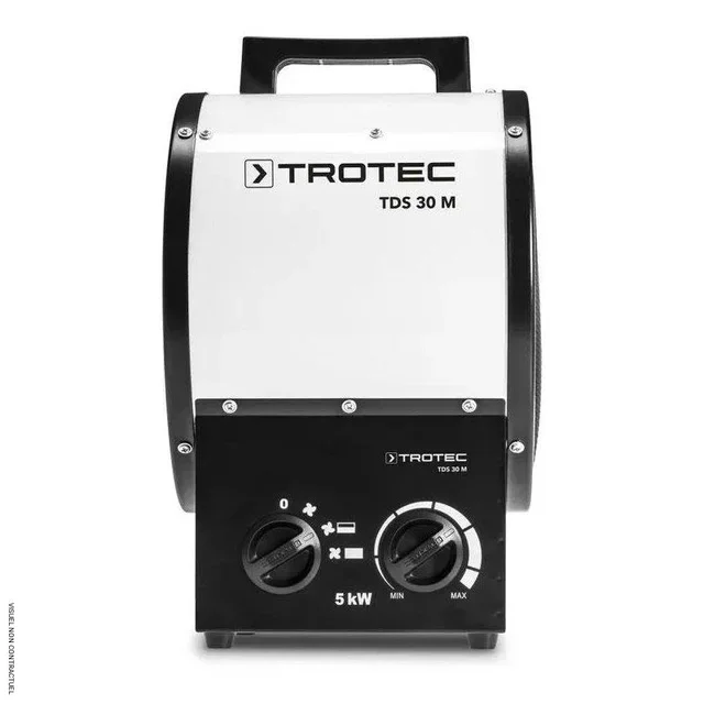 Chauffage soufflant céramique axial Trotec TDS 30 M 5kW triphasé
