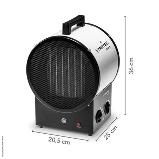 Chauffage soufflant céramique axial Trotec TDS 30 M 5kW triphasé