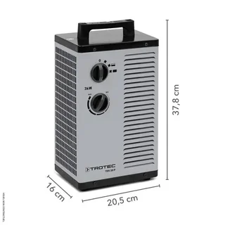 Termoventilatore ceramico radiale TROTEC TDS 20 P 3kW monofase PTC