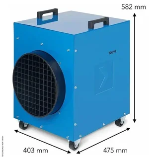 Riscaldatore Elettrico Trifase 18kW TDE 95 V2 Trotec Cantiere Professionale