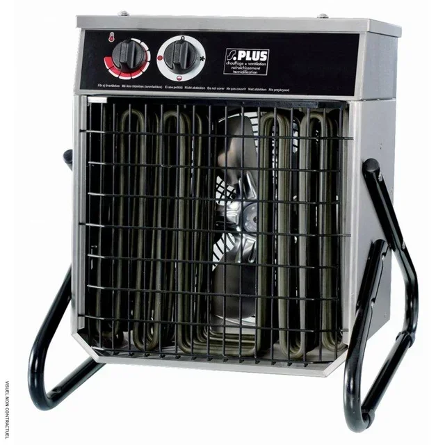 Chauffage électrique EHT 9 SPLUS haute température 70°C atelier entrepôt