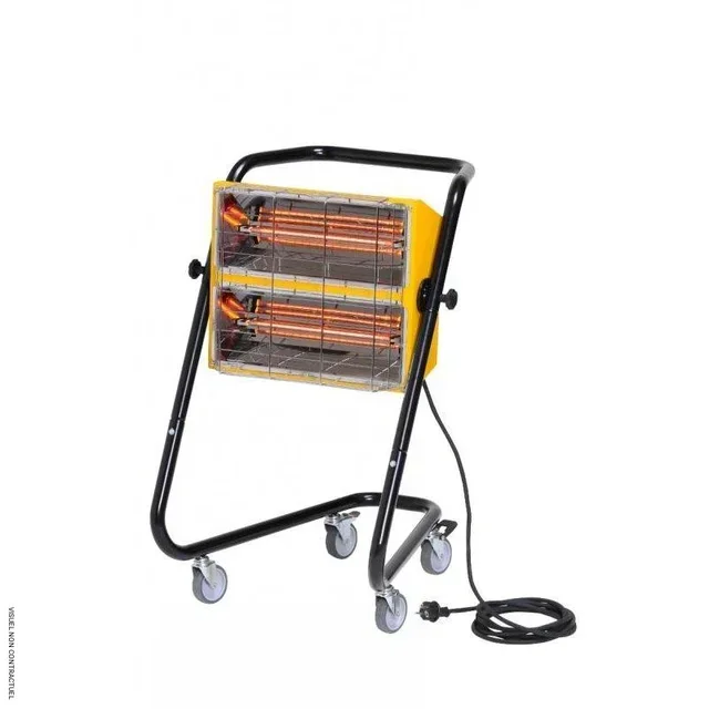 Chauffage électrique infrarouge mobile MT30 Sovelor 3kW quartz halogène