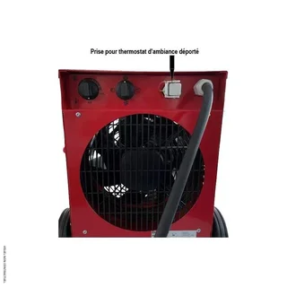 Riscaldatore elettrico mobile 18kW DANIA VK18 canalizzato su ruote - INELCO