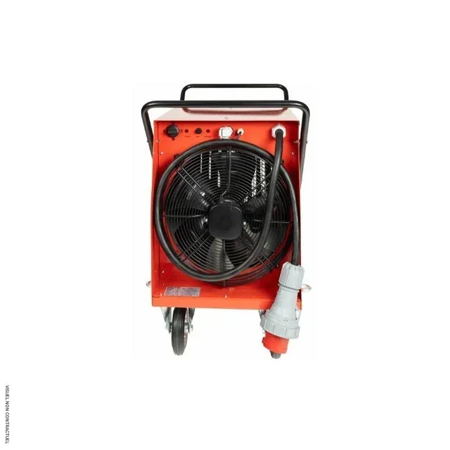 Aquecedor elétrico móvel 30kW canalizável DANIA VK 30 INELco com rodas