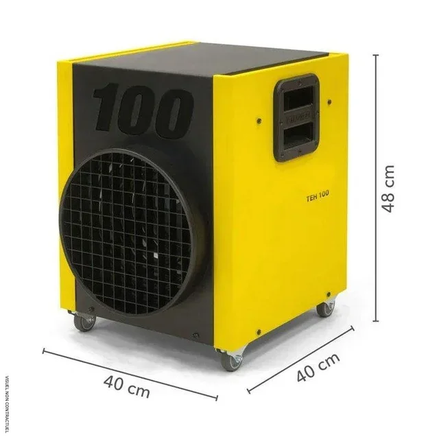 Aquecedor elétrico trifásico para obra TEH 100 Trotec 30 kW
