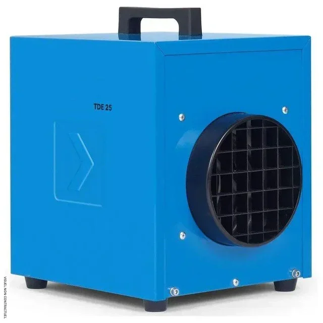 Chauffage électrique portable Trotec TDE 25 V2 - 230V professionnel chantier