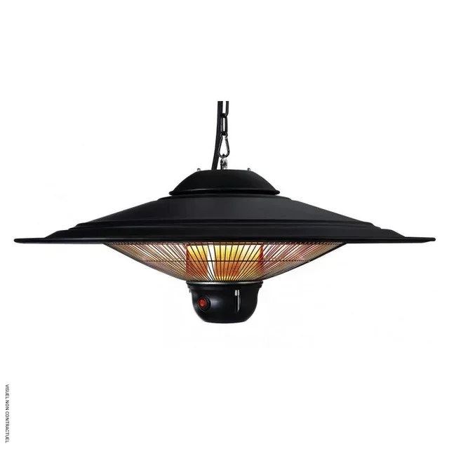 Chauffage extérieur déporté 2500W LED VELTRON UFO avec télécommande