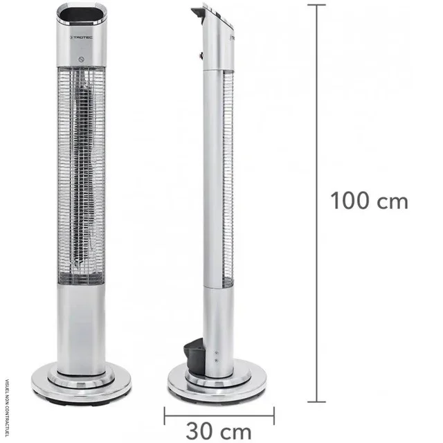 Aquecedor infravermelho exterior 2000W oscilante IRS 2050 E Trotec