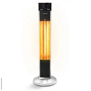 Aquecedor infravermelho exterior de pé 2000W TROTEC IRS 2000 E Low Glare IP34 controle remoto