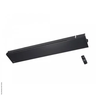 FRICO 3kW Negro Calefactor Infrarrojo Exterior Terraza Mando a Distancia Vitrocerámica Pared