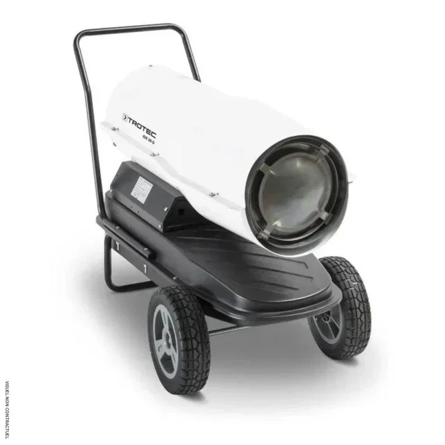 Chauffage fioul IDE 30 D - Canon air chaud Trotec 30kW professionnel sur roulettes