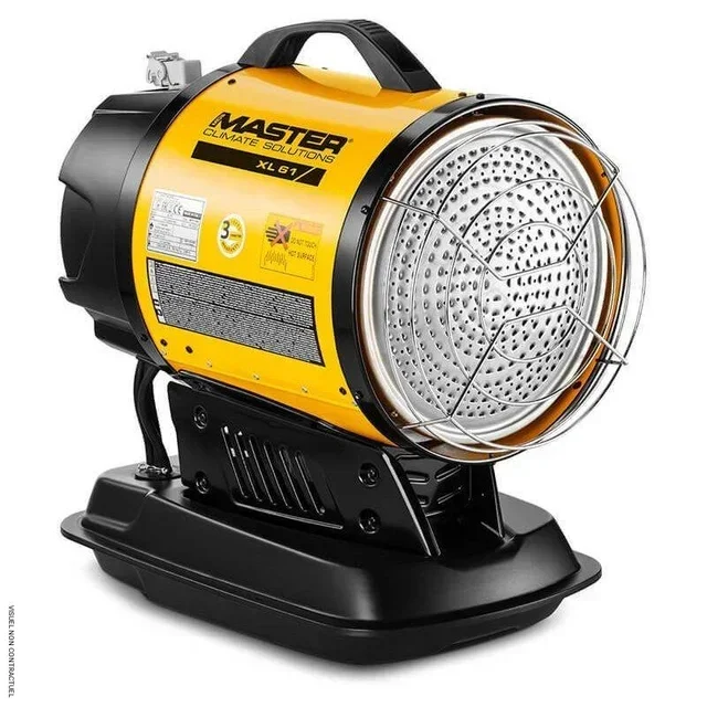 Chauffage fioul infrarouge 17kW Sovelor XL 61 mobile professionnel