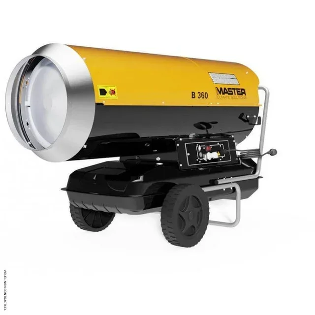 Chauffage fioul mobile Sovelor B 360 110 kW - Air pulsé direct