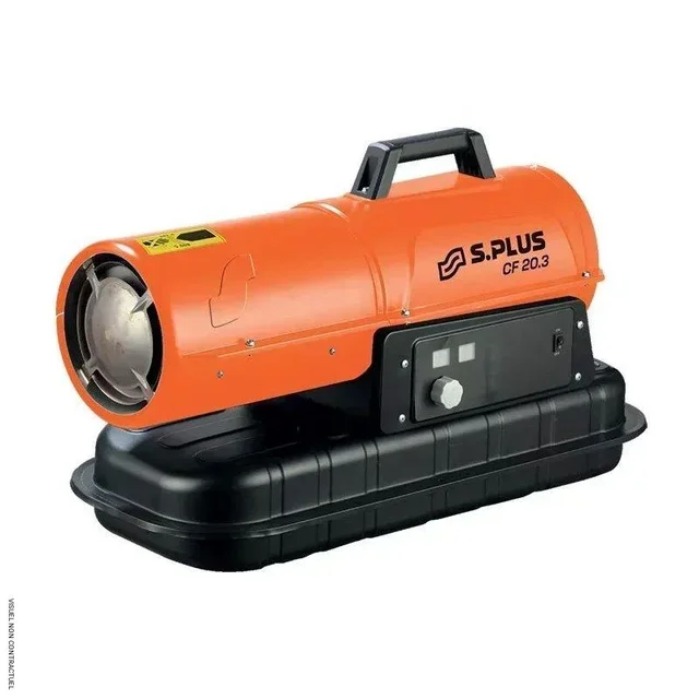 Chauffage fioul mobile SPLUS CF 20.3 combustion directe 20kW