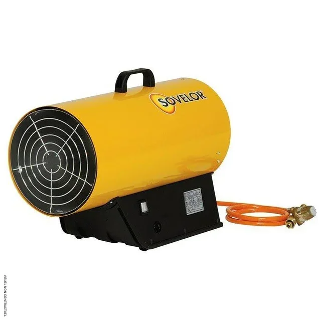 Chauffage gaz propane mobile Sovelor BLP53M 49kW allumage manuel piezzo