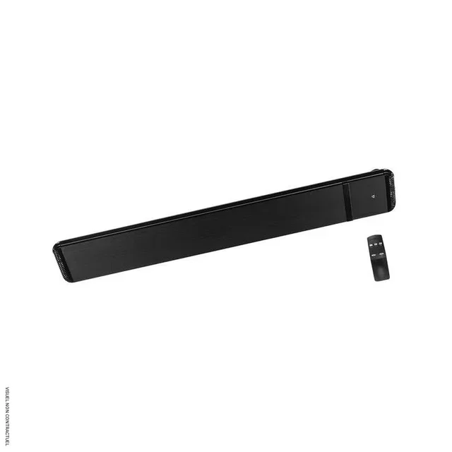 Riscaldatore Infrarossi 3200W Frico Darkztrip Telecomando Dimmer Senza Luce