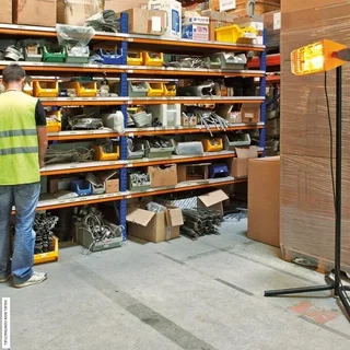 Stufa Infrarossi Elettrica Master HALL 1500 Sovelor - Calore Istantaneo Senza Corrente d'Aria