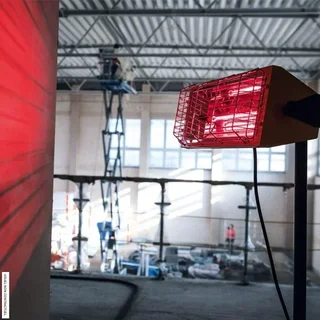 Stufa Infrarossi Elettrica Master HALL 1500 Sovelor - Calore Istantaneo Senza Corrente d'Aria