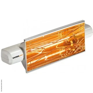 VARMA SPOT1301/X5 Aquecedor Infravermelho Elétrico 1300W Branco IPX5 Impermeável Montagem na Parede Externo Terraço
