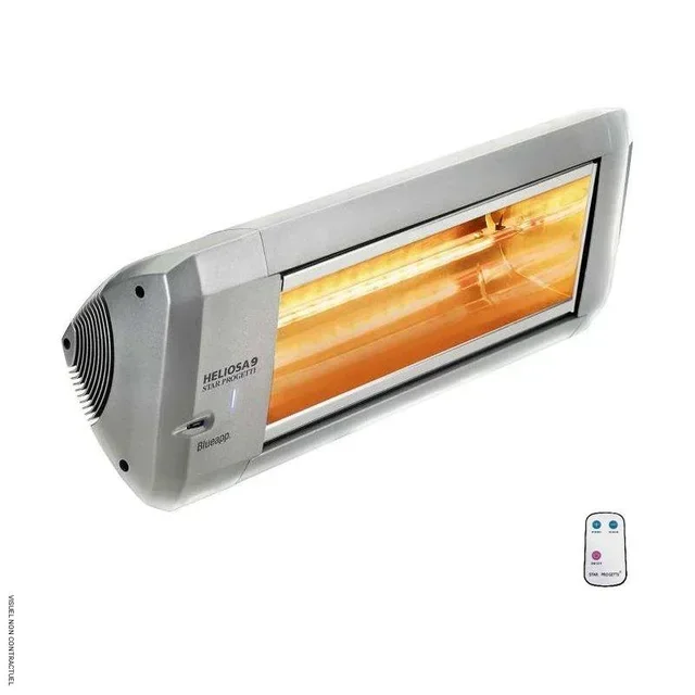 Außen-Infrarotheizung 2200W Heliosa 9.2 Bluetooth IPX5 Wandmontage Terrassenheizung