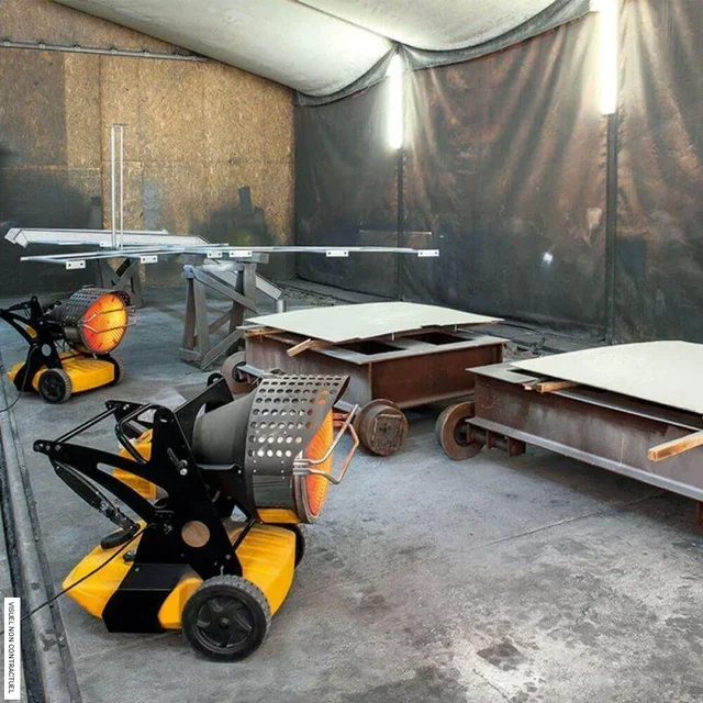 Chauffage infrarouge fioul mobile 29/43 kW XL 91 SOVELOR