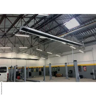 Gas infrared heater RBT 10 S - suspended industrial radiant tube